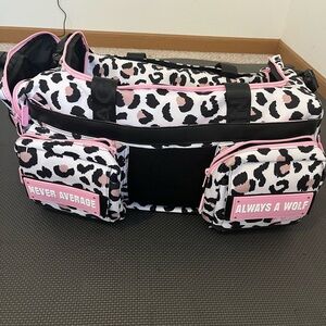 40L Ultimate Duffle Bag Leopard Pink WOLFPAK